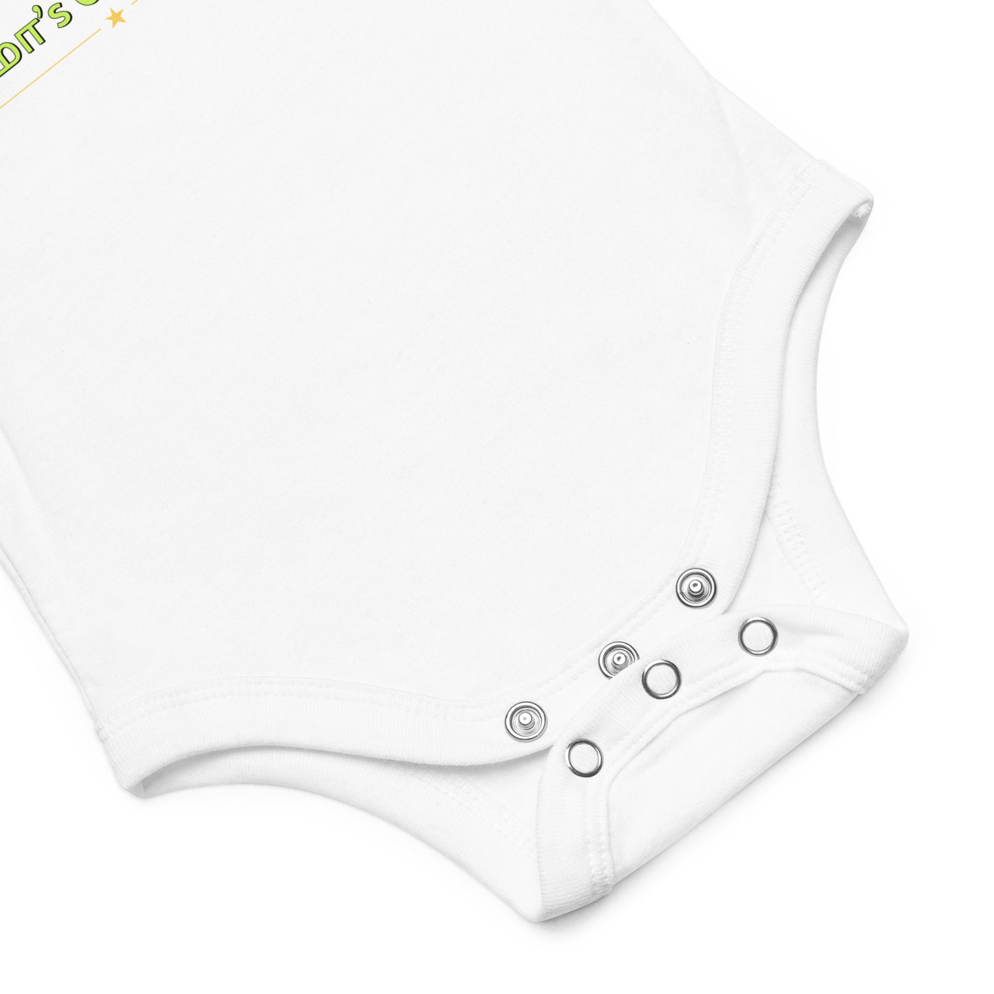 baby bodysuit leg close feature from the tamil era