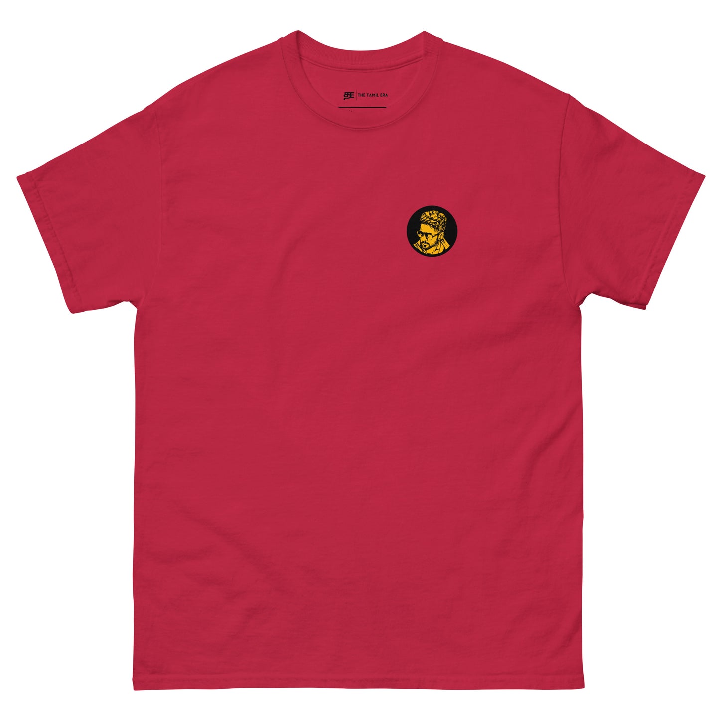 mens suriya cardinal tshirt from the tamil era