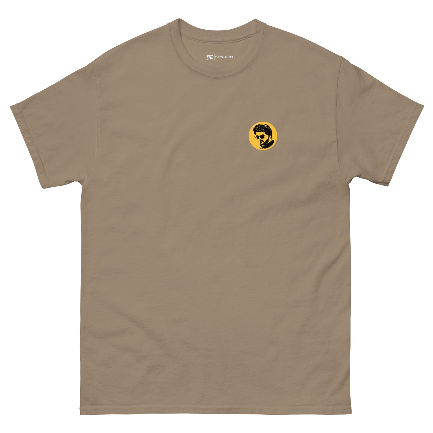 mens vijay brown savana tshirt from the tamil era