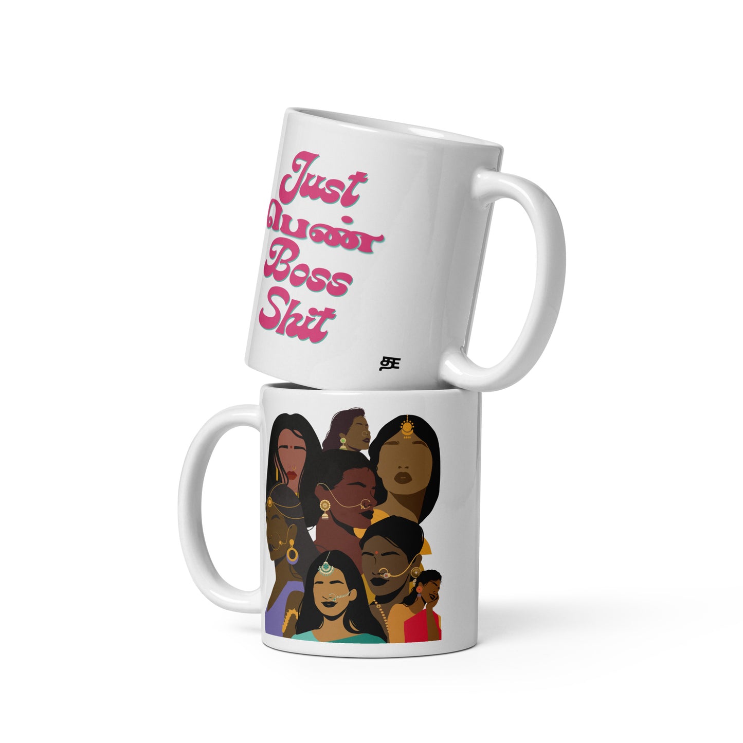 just girl boss shit whit mug from the tamil era