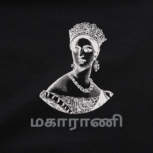womens maharani tshirt design from the tamil era