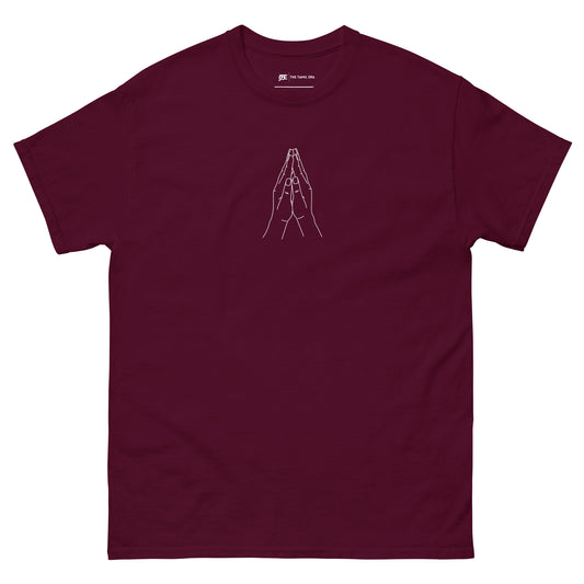 womens vanakkam maroon tshirt from the tamil era