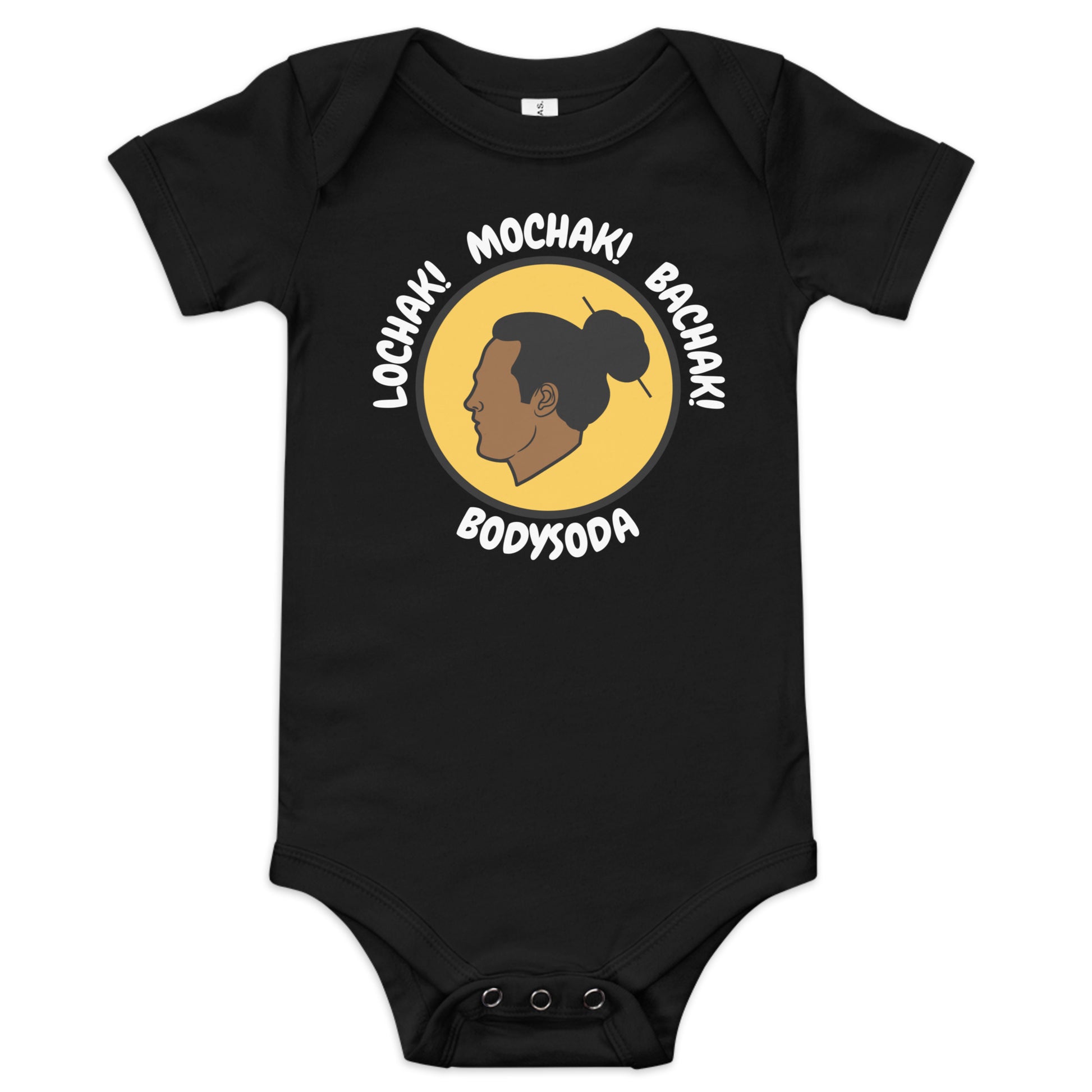bodysoda boys black baby bodysuit from the tamil era 