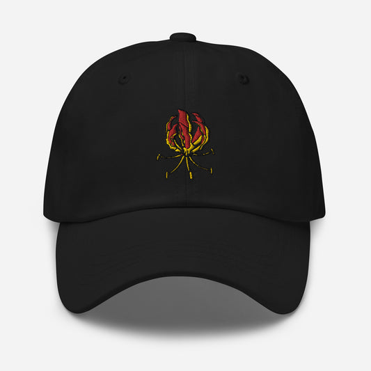black flame lily baseball cap from the tamil era 