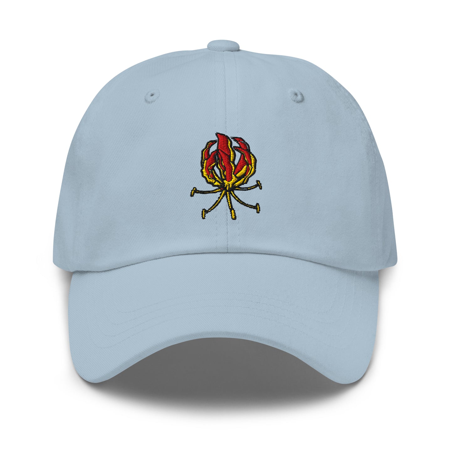 light blue flame lily baseball cap from the tamil era 