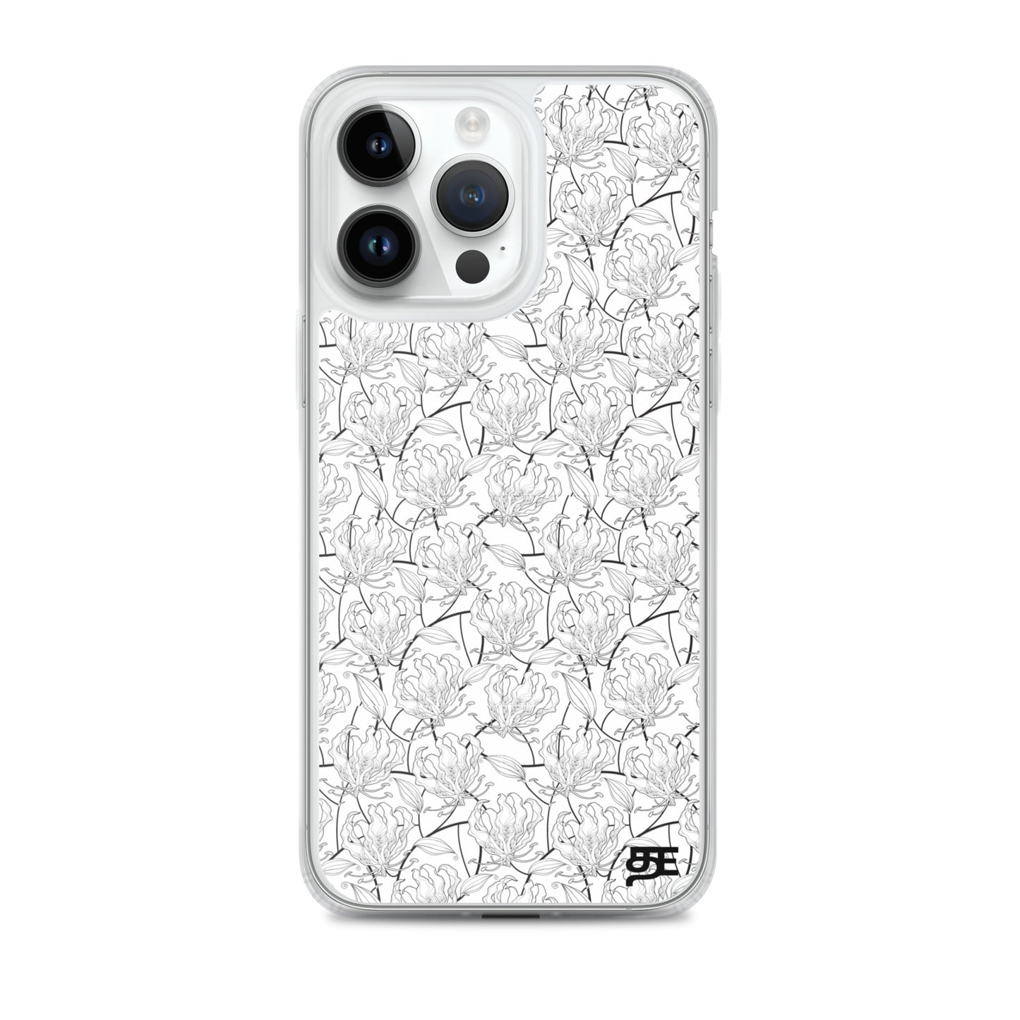 flame lily magsafe iphone 14 pro max clear case from the tamil era 