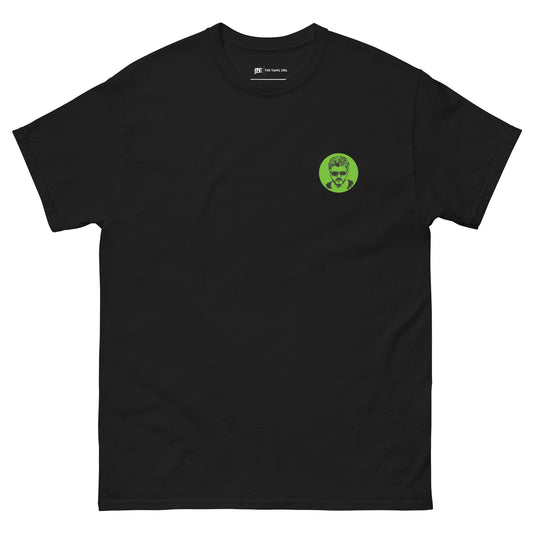 Mens black Ajith logo T-Shirt from The Tamil Era 