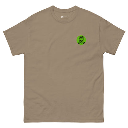 mens brown savana ajith logo tshirt from the tamil era 