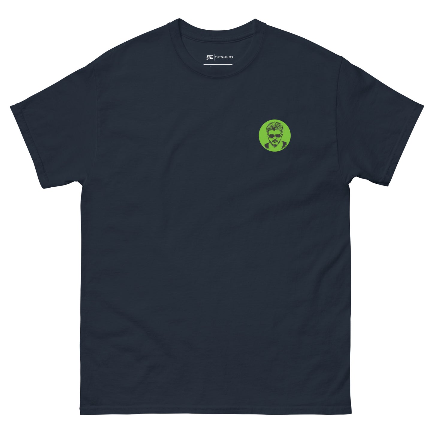 Mens navy ajith logo t-shirt from The Tamil Era 