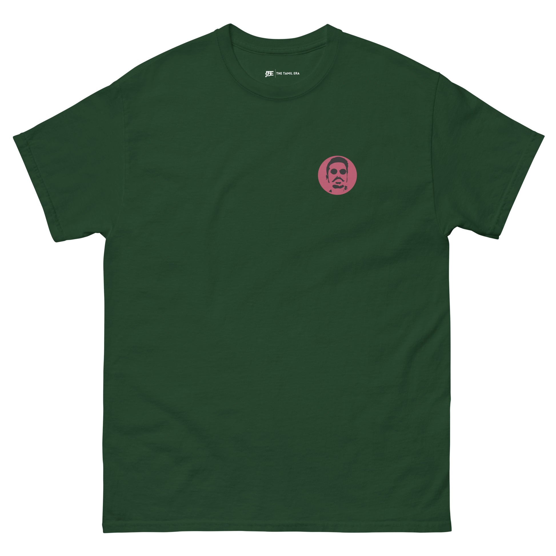 mens dhanush forest green tshirt from the tamil era