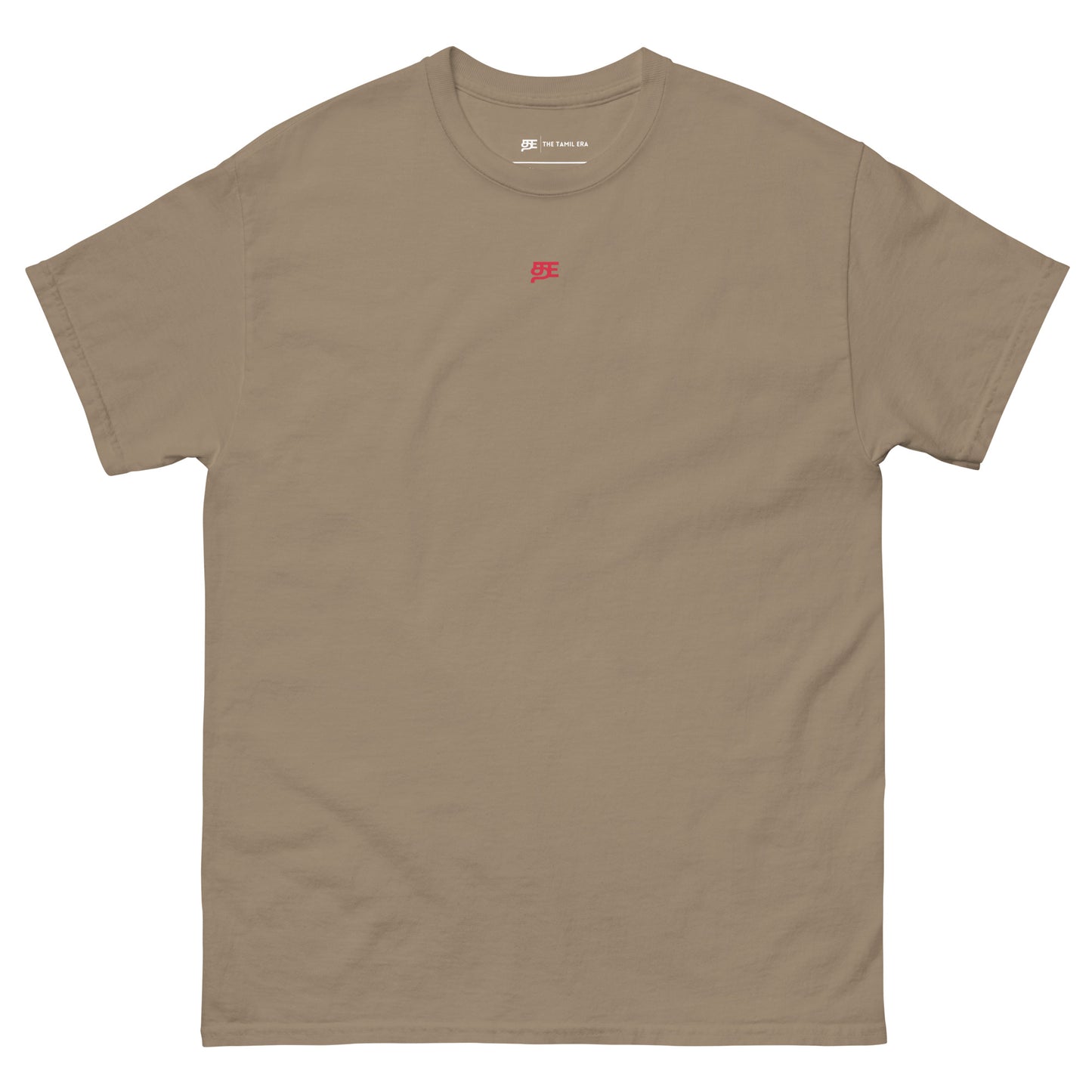 mens flame lily graffiti brown savana front design from the tamil era