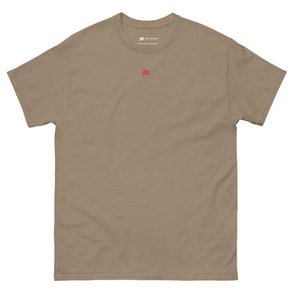 mens flame lily graffiti brown savana front design from the tamil era