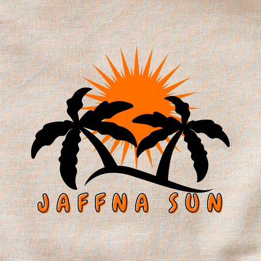 mens jaffna sun tshirt design from the tamil era 