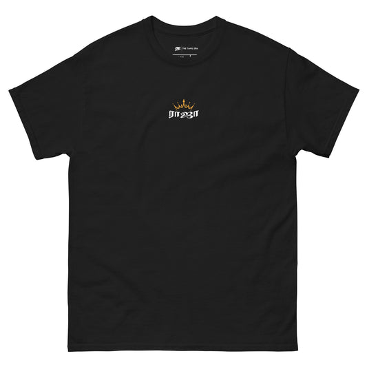mens raja crown black tshirt from the tamil era 