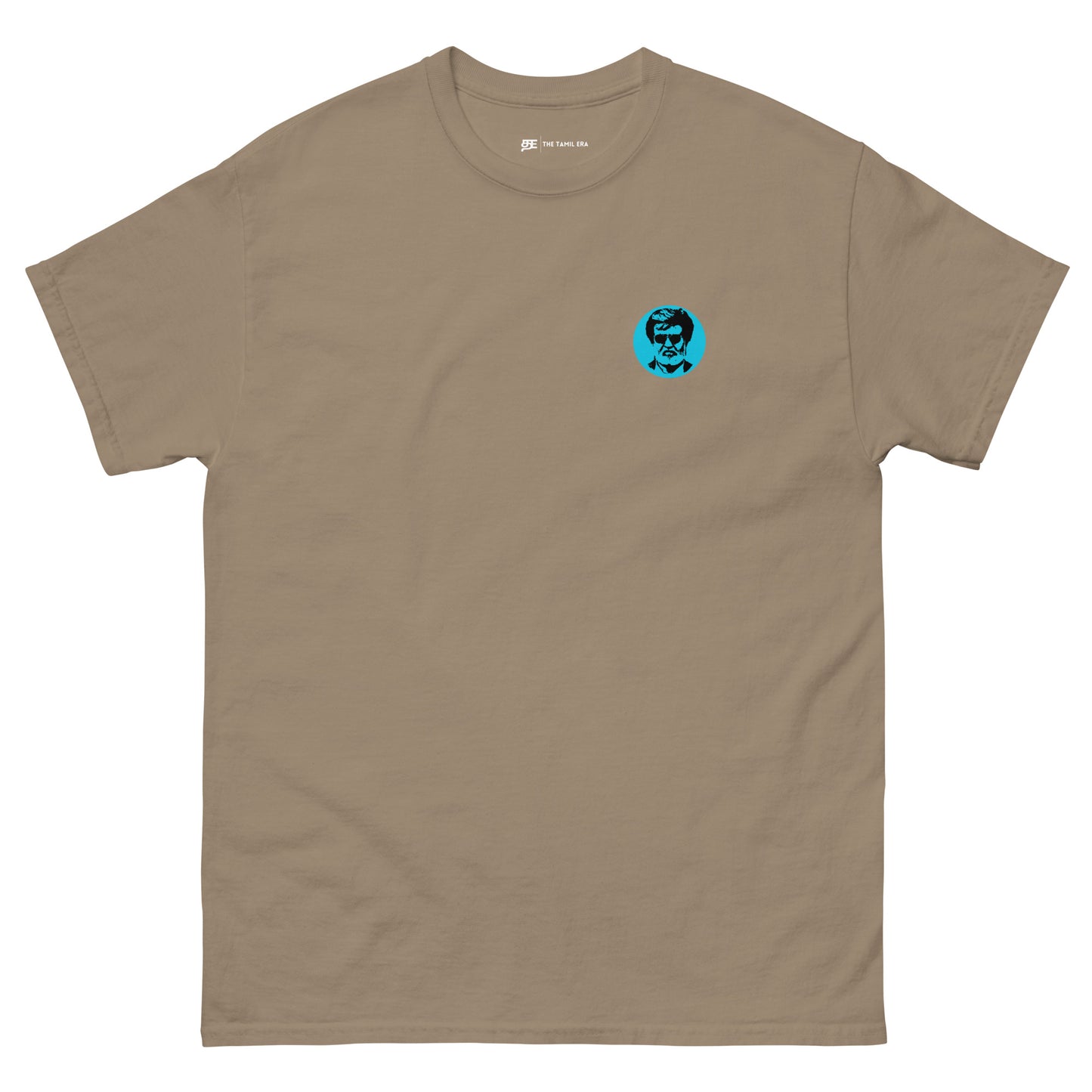 mens rajinikanth brown savana tshirt from the tamil era 