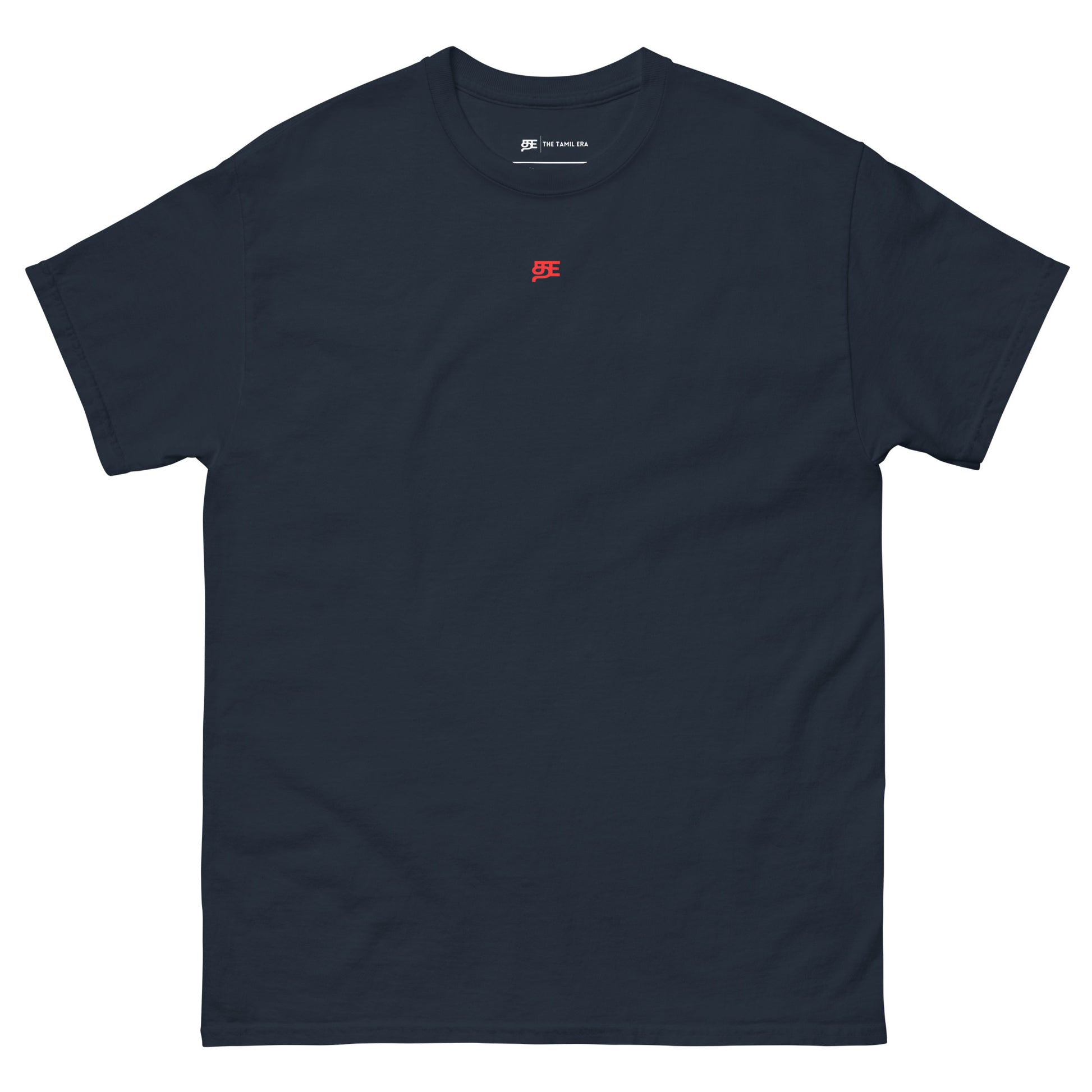 mens sigiriya navy tshirt front design from the tamil era