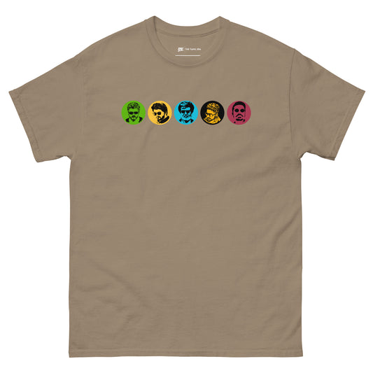 mens superstar kollywood cast brown savana tshirt from the tamil era 