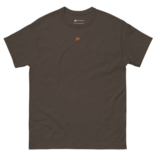 mens tiger graffiti tshirt front design dark chocolate from the tamil era 