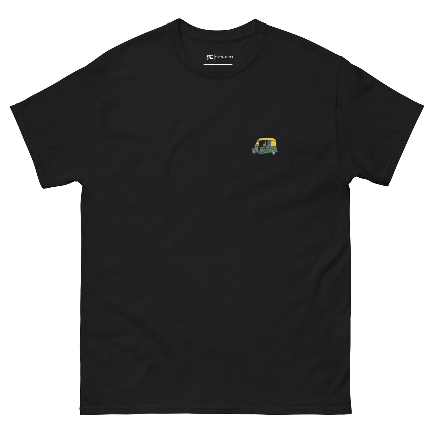 mens tuk tuk black tshirt from the tamil era