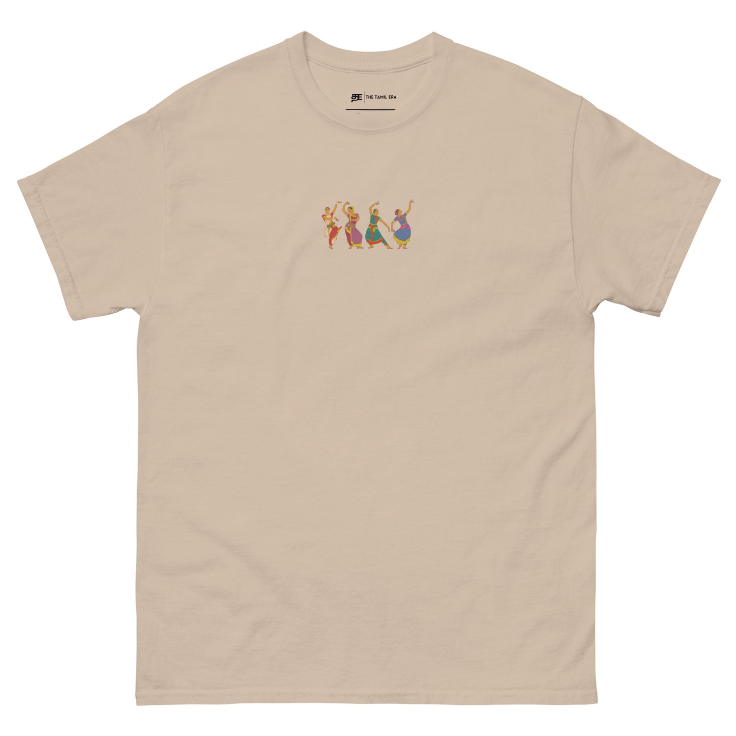 womens sand bharatanatyam t-shirt from the tamil era 