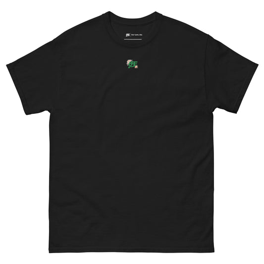 womens black floral tiger tshirt front design from the tamil era 