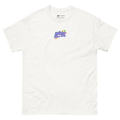womens good vibes only white tshirt from the tamil era 