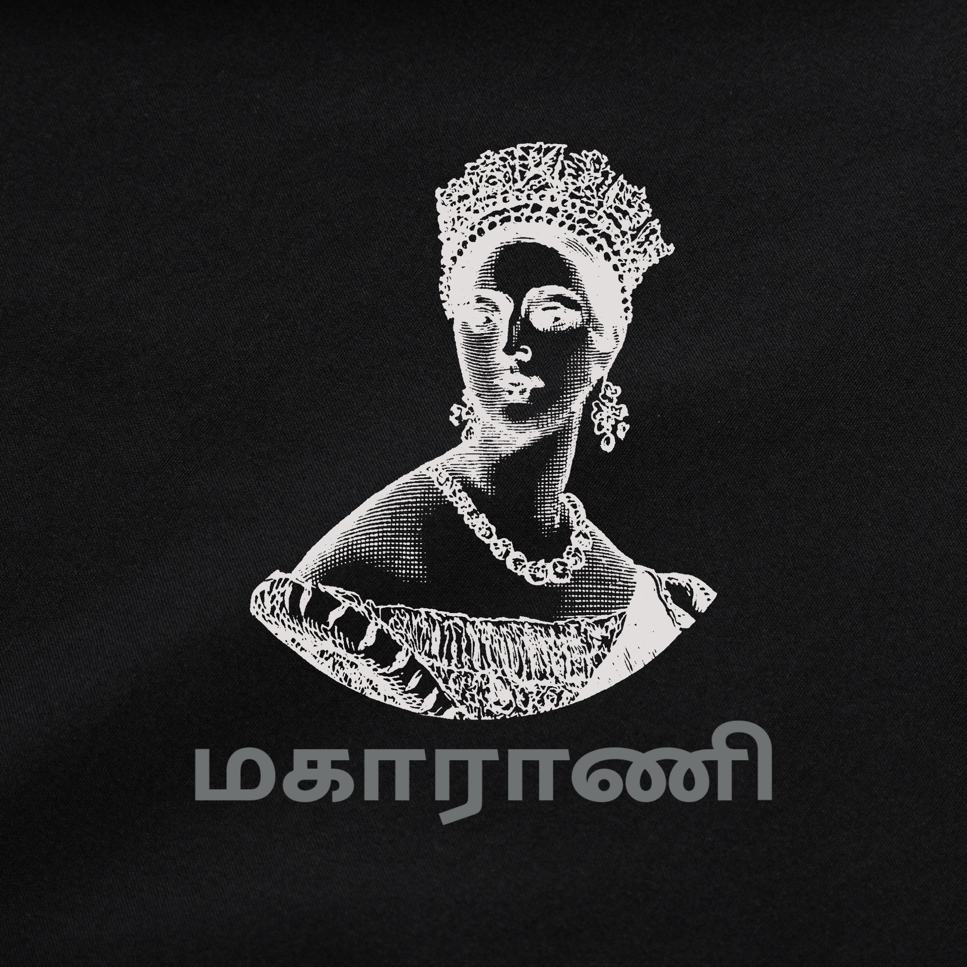 womens maharani tshirt design from the tamil era 