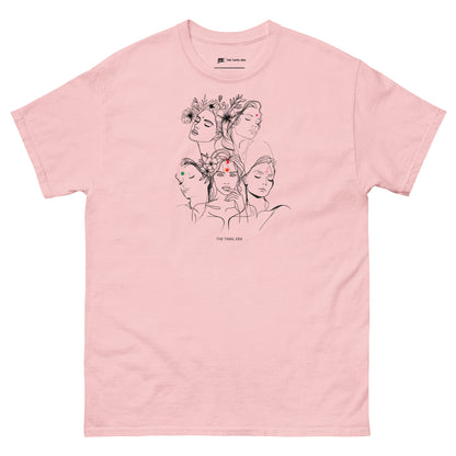 womens pottu series light pink tshirt from the tamil era 