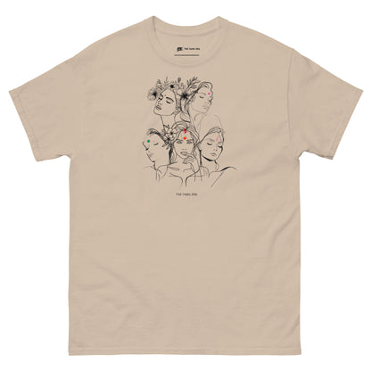 womens pottu series sand tshirt from the tamil era
