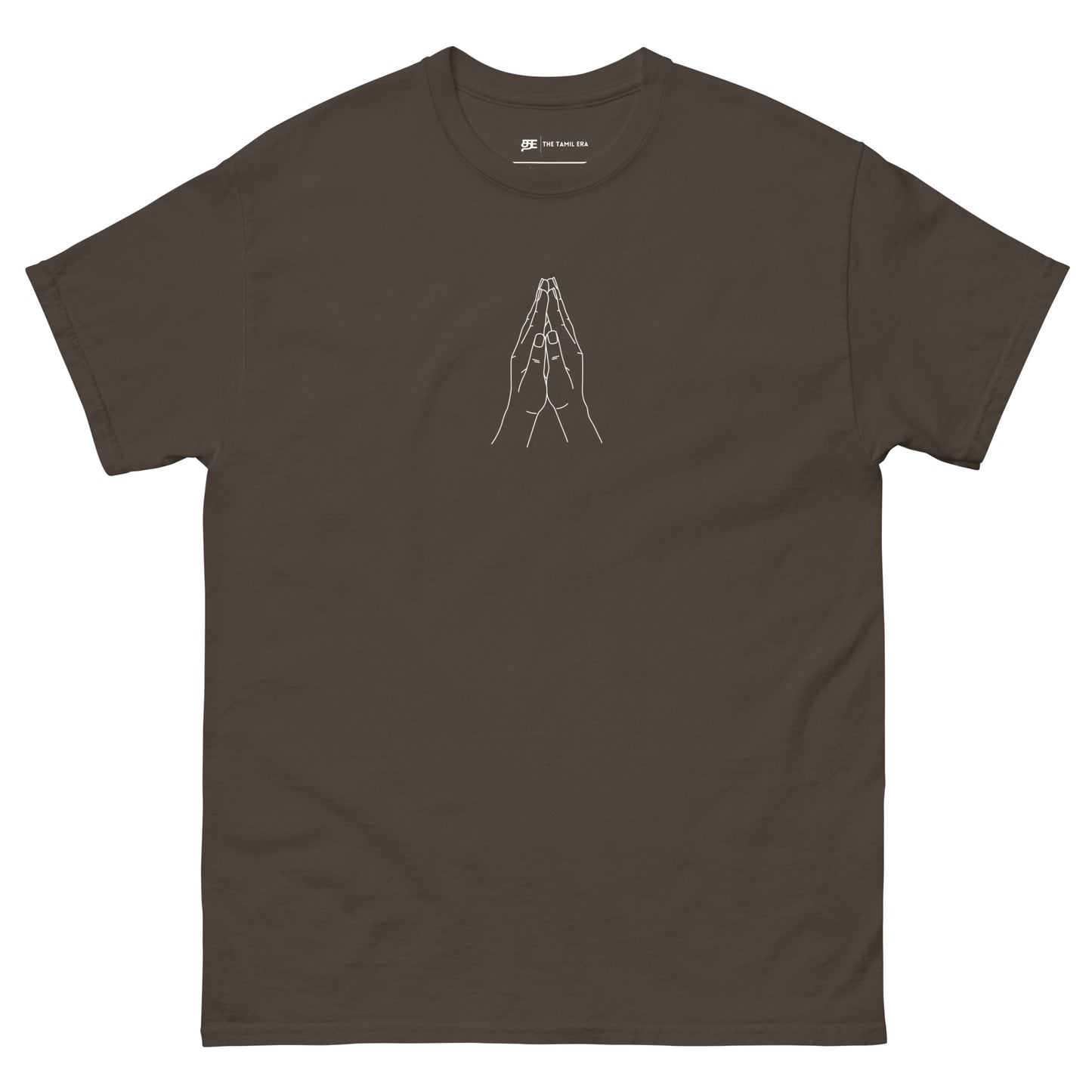womens vanakkam dark chocolate tshirt from the tamil era 